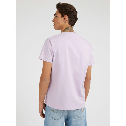 Guess Ανδρική κοντομάνικη μπλούζα Flower Embro Tee